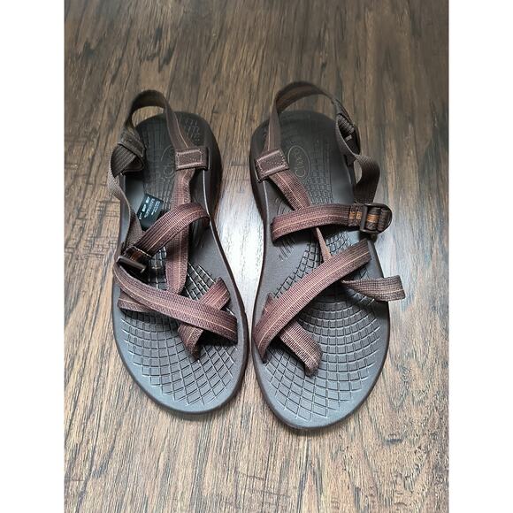 Chaco Mens Z/Volv 2 Strappy Hiking Casual Outdoor Brown Sandals Size US 12